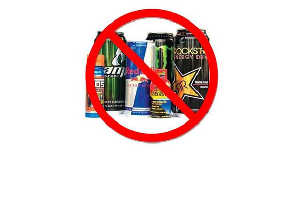 Energy Drinks are not allowed