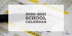 2020-2021 School Calendar is now available