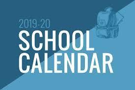 2019-2020 School Calendar