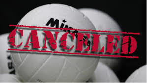 Volleyball cancellation