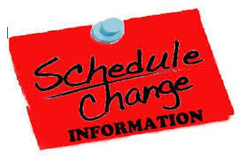 schedule change
